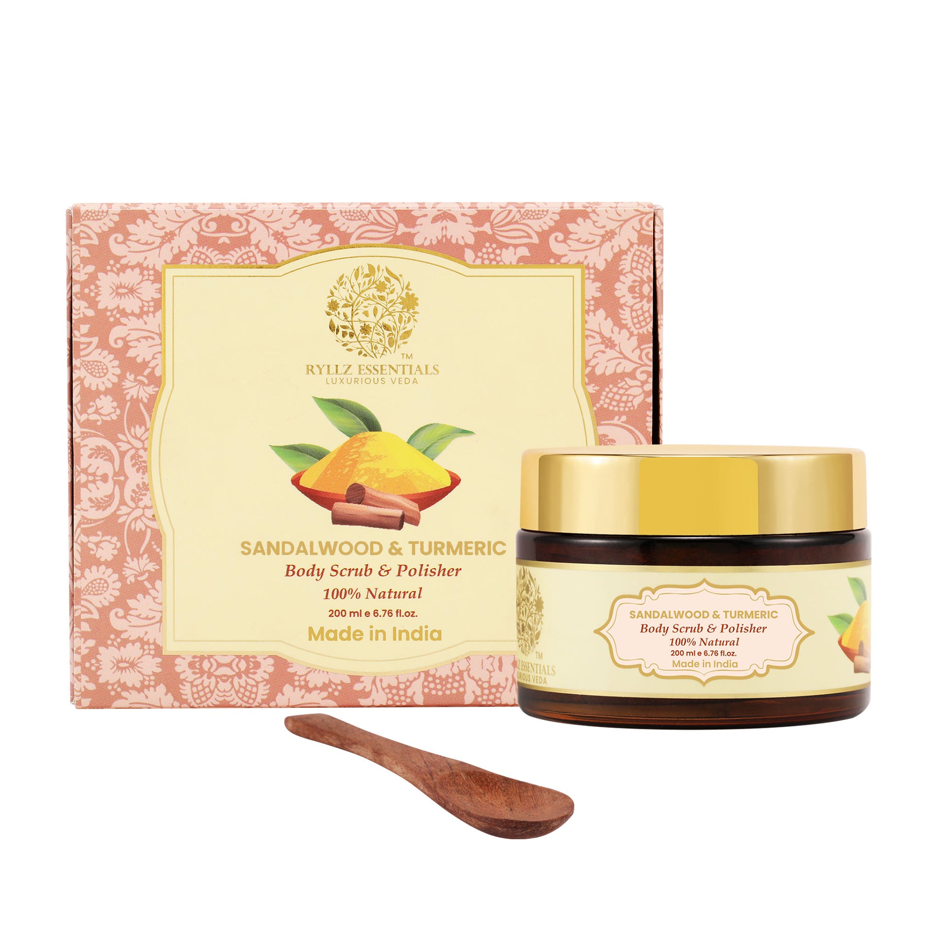 Sandalwood & Turmeric Body Scrub & Polisher