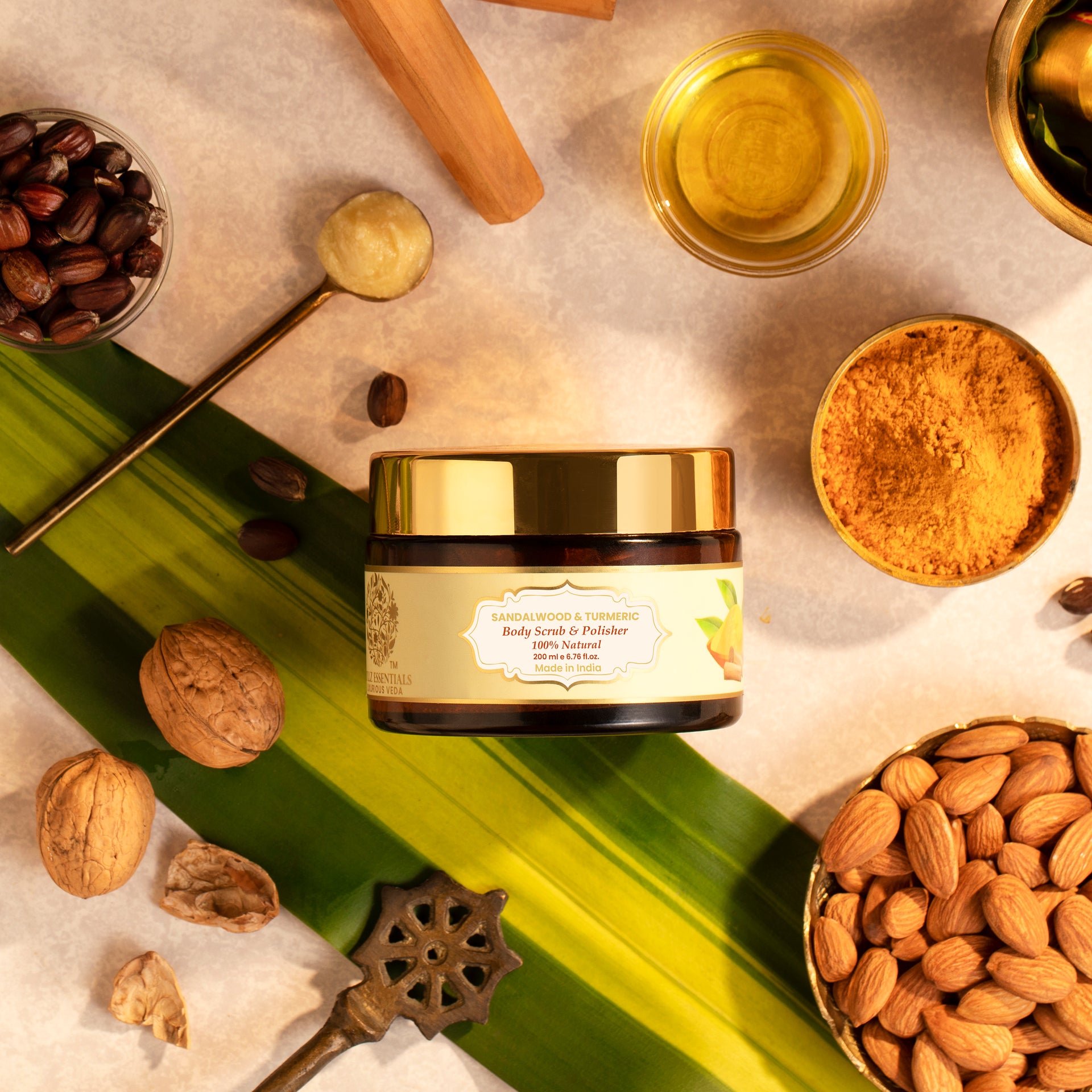 Sandalwood & Turmeric Body Scrub & Polisher